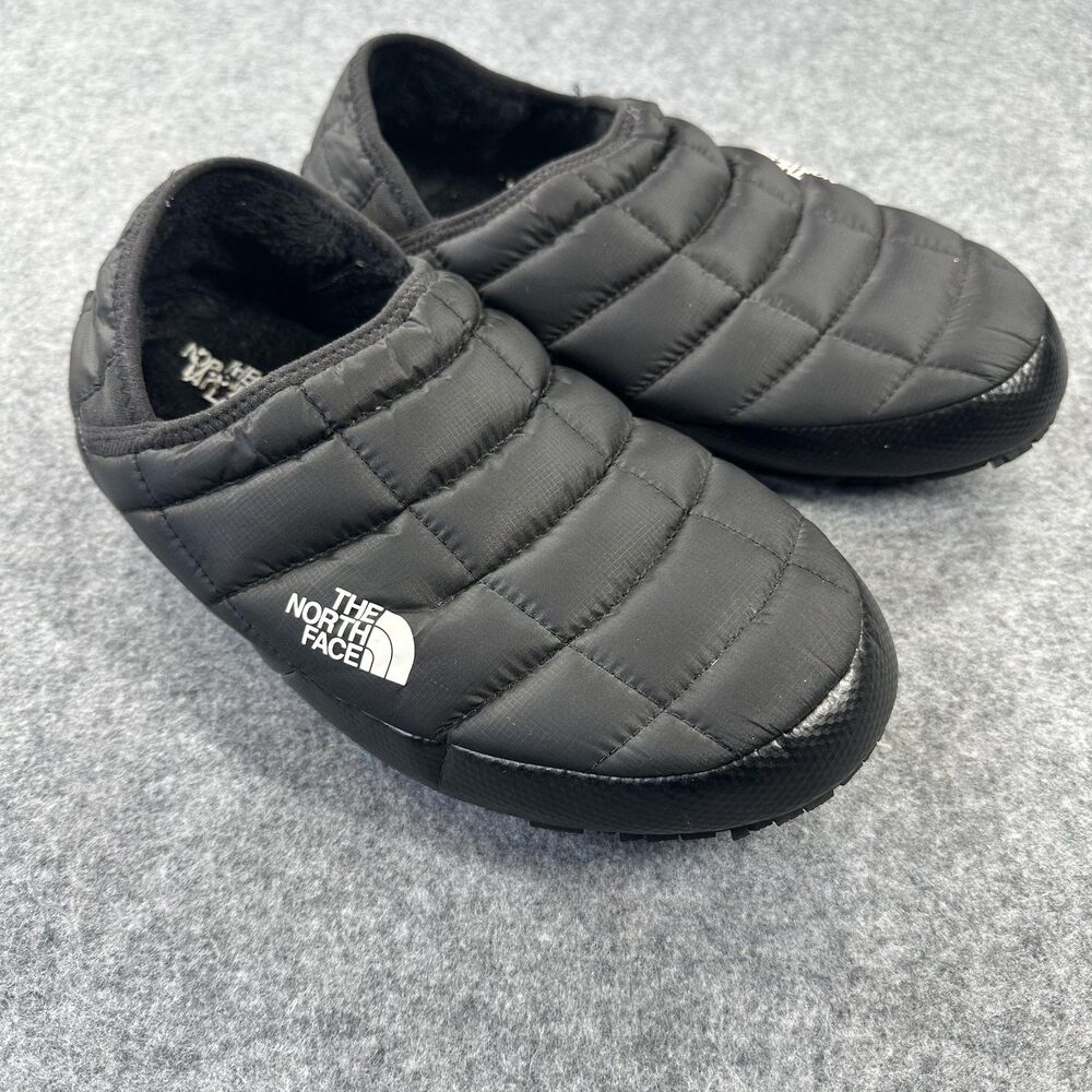 The North Face ThermoBall Traction Mule Slippers Mens Sz 9 Black Insulated - Picture 5 of 9